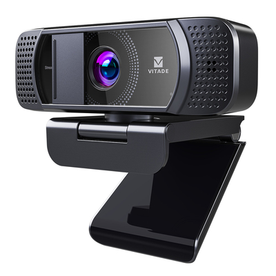 webcam de 1080P HD con la cámara web de escritorio de Vitade 672A USB de la cubierta de la aislamiento del micrófono