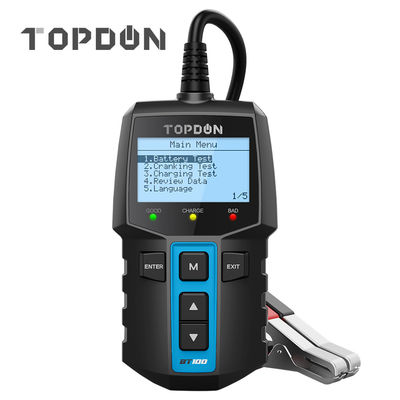 Máquina de diagnóstico de la batería de TOPDON 12V del probador de la prueba auto portátil de la batería