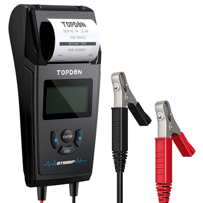 Probador portátil de la batería del coche camión del probador 12V 24V de la batería Btp500 con la impresora